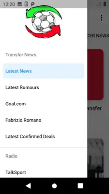 Football Transfer News Live android App screenshot 2