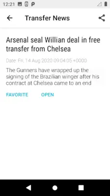 Football Transfer News Live android App screenshot 3